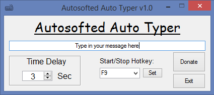 Auto Typer GUI