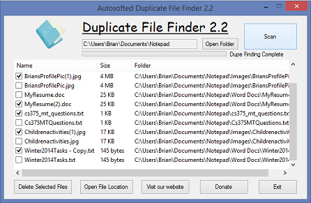 Duplicate File Finder GUI